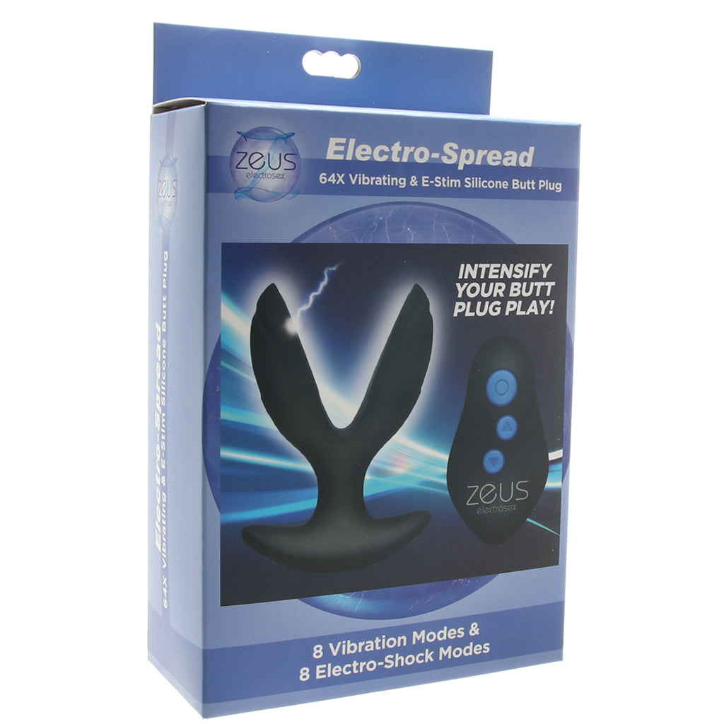 Zeus Electro-Spread Vibrating E-Stim Butt Plug PinkCherry Zeus Electro-Spread Vibrating E-Stim Butt Plug PinkCherry