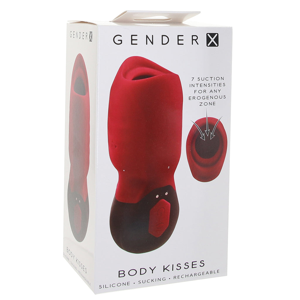 Gender X Body Kisses Sucking Stimulator PinkCherry Gender X Body Kisses Sucking Stimulator PinkCherry