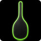 Ouch! Glow In The Dark Round Paddle