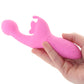 Rechargeable Butterfly Kiss Vibrator in Pink