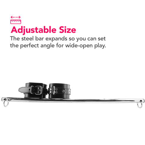 Adjustable Leg Spreader Bar in Black – PinkCherry