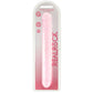 RealRock Crystal Clear Jelly 13 Inch Double Dildo in Pink