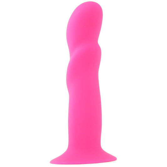 Riley Silicone Dildo in Neon Pink