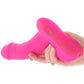 Pegasus Realistic 6.5 Inch Vibrating Strap-On Set in Pink