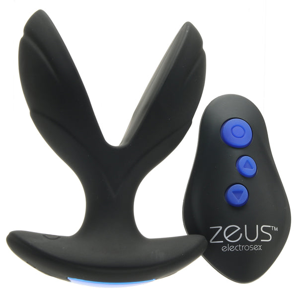 Zeus Electro-Spread Vibrating E-Stim Butt Plug PinkCherry Zeus Electro-Spread Vibrating E-Stim Butt Plug PinkCherry