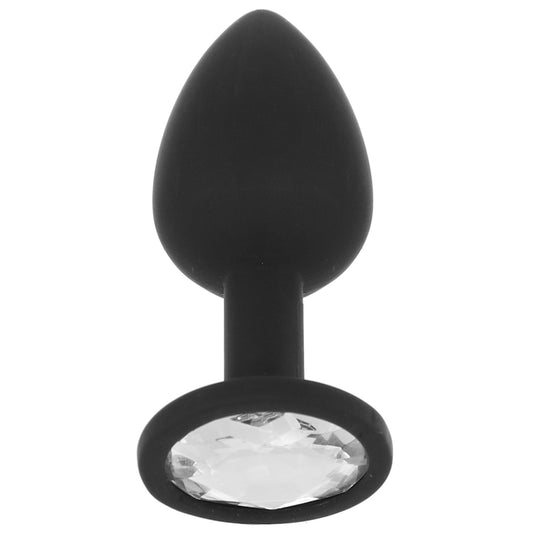 Black & White Silicone Butt Plug