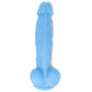 Neo 7.5 Inch Dual Density Cock with Balls in Blue