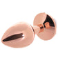 Rear Assets Small Rose Aluminum Plug in Rose/White