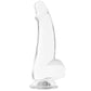 King Cock 7.5 Inch Smooth Ballsy Dildo in Clear